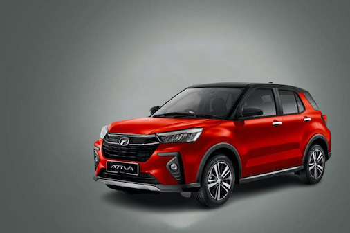 Perodua Ativa exterior - front angle